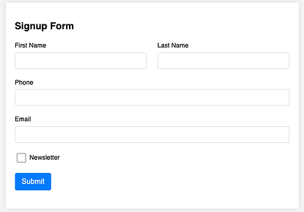 Form Builder Interface